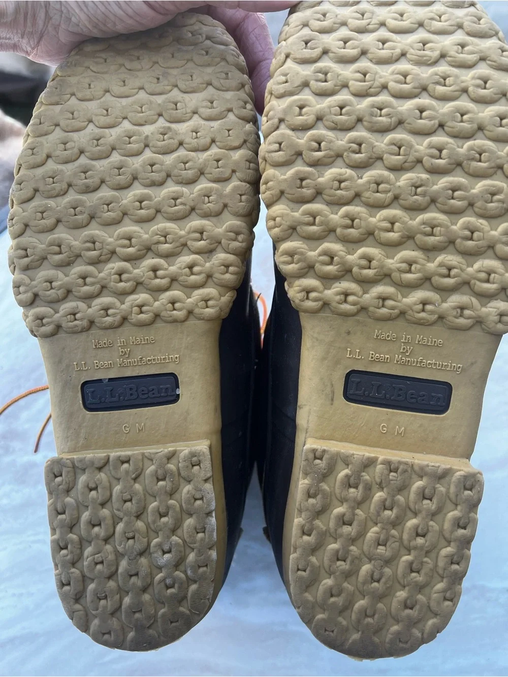 L.L. Bean Brown Lace-Up Waterproof Boots